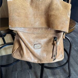 Bed Stu Tan Leather Backpack